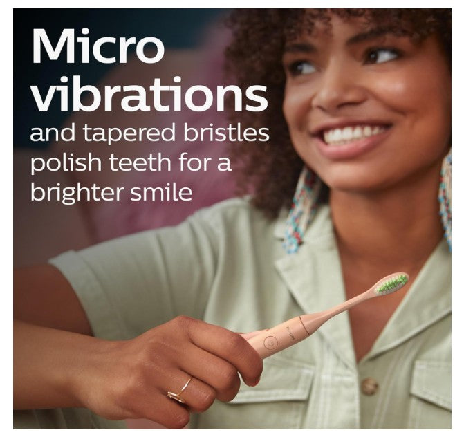 Philips One by Sonicare Rechargeable Electric Toothbrush Champagne HY1200/05