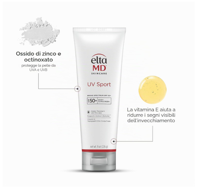 EltaMD UV Sport Broad-Spectrum SPF 50 Sunscreen 226g