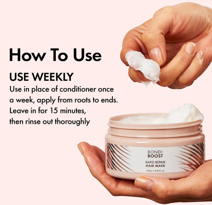 BondiBoost Rapid Repair Hair Mask 250ml