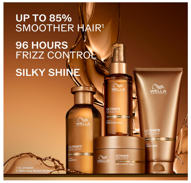 Wella Professionals Ultimate Smooth Hair Mask with Squalane & Omega-9