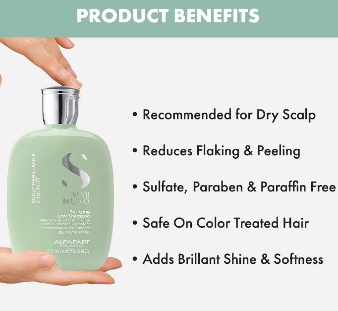 Alfaparf Milano Semi Di Lino Scalp Rebalance Purifying Low Shampoo 250ml