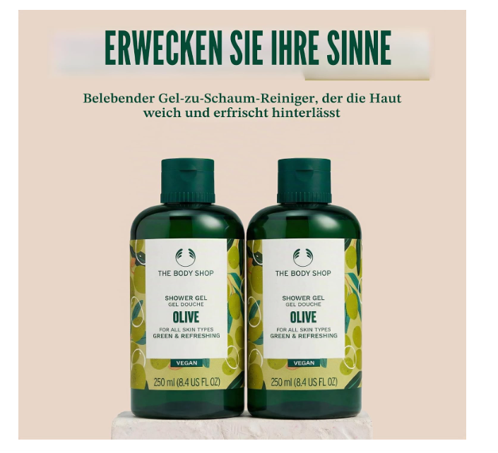 The Body Shop Olive Shower Gel 750ml