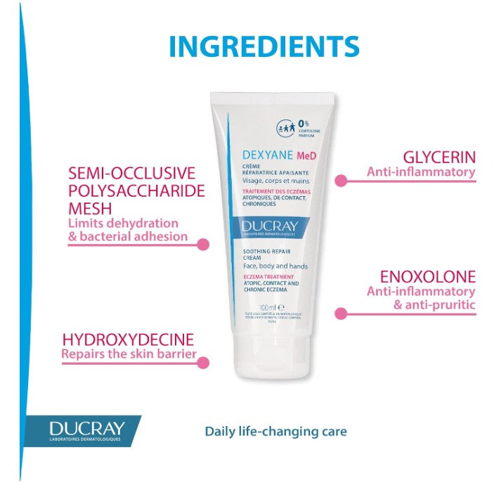 Ducray Dexyane MeD Soothing Repair Cream 100ml