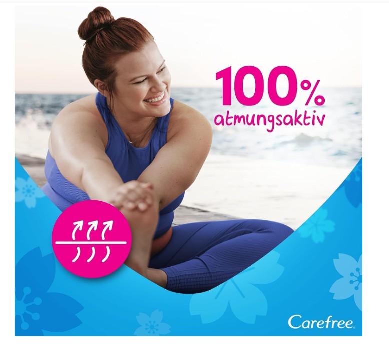 Carefree Cotton Feel Normal Panty Liners Pack of 56