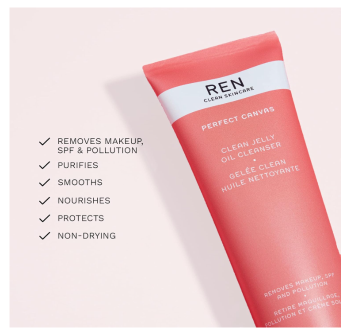 REN Clean Skincare Perfect Canvas Clean Jelly Oil Cleanser 100ml
