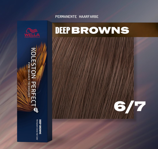 Wella Professionals Koleston Perfect Me 6/7 Dark Blonde Brown 60ml – 2 Pack