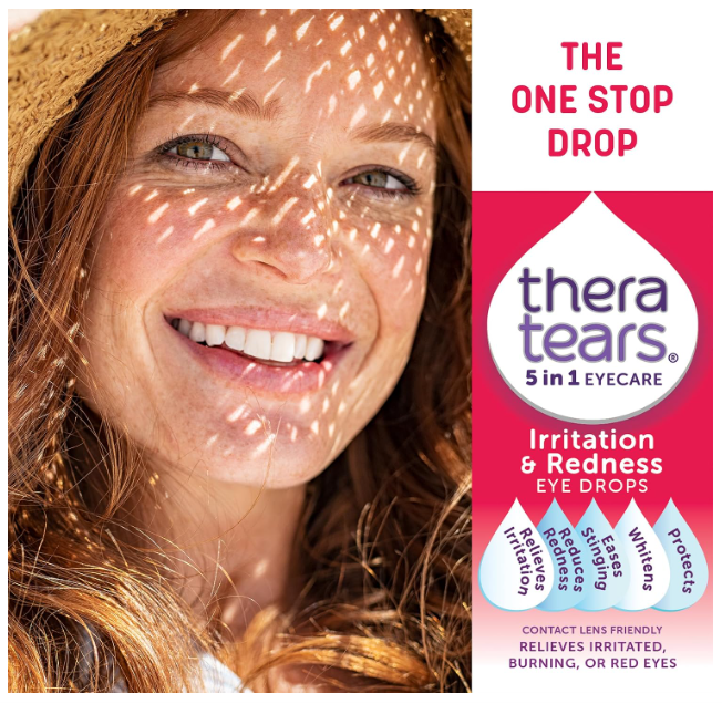 TheraTears 5 in 1 Eyecare Irritation &amp; Redness Eye Drops 10ml