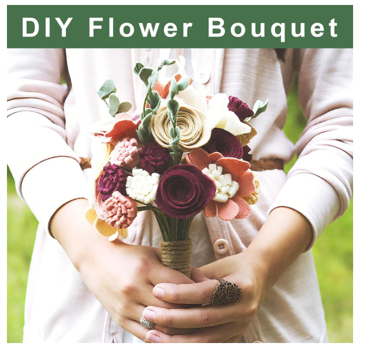 Fogcosy 100 Pcs Plastic Flower Artificial Floral Stems
