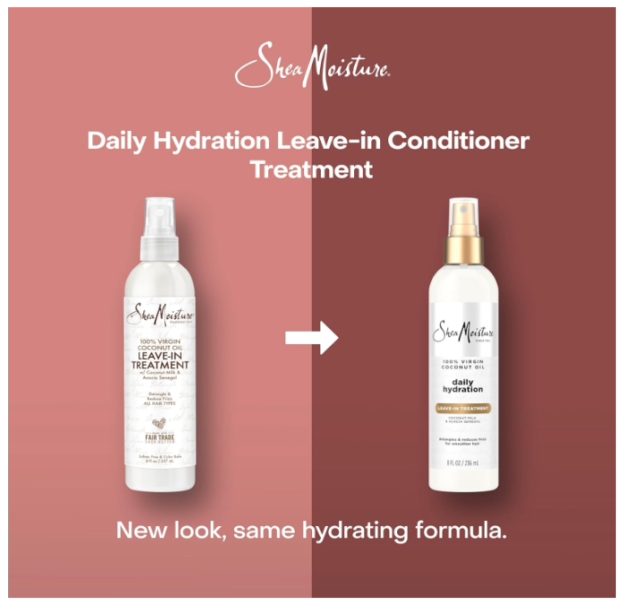 SheaMoisture 100% Virgin Coconut Oil Daily Hydration Leave-In Treatment Spray 236ml