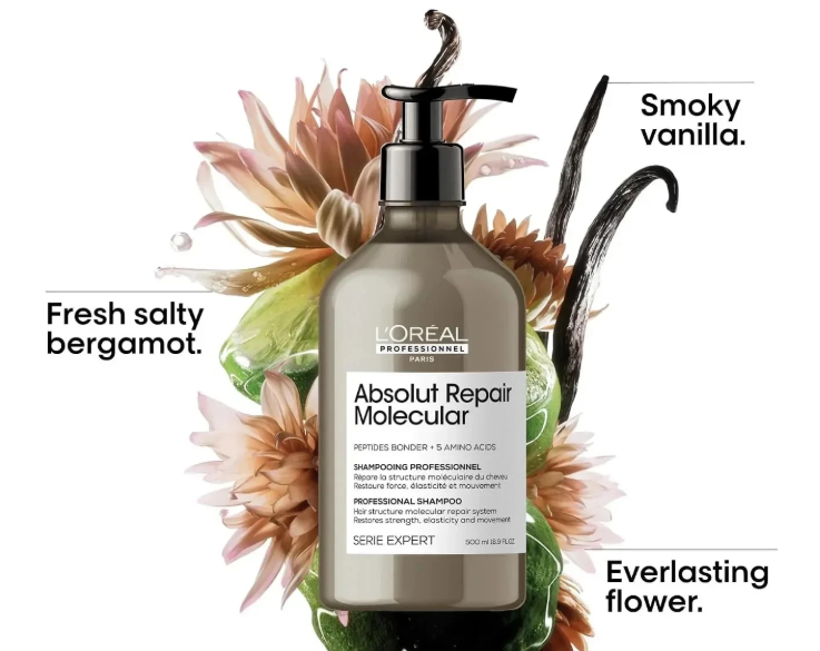 L'Oréal Professionnel Série Expert Absolut Repair Molecular Shampoo with Peptides Bonder 1.5L