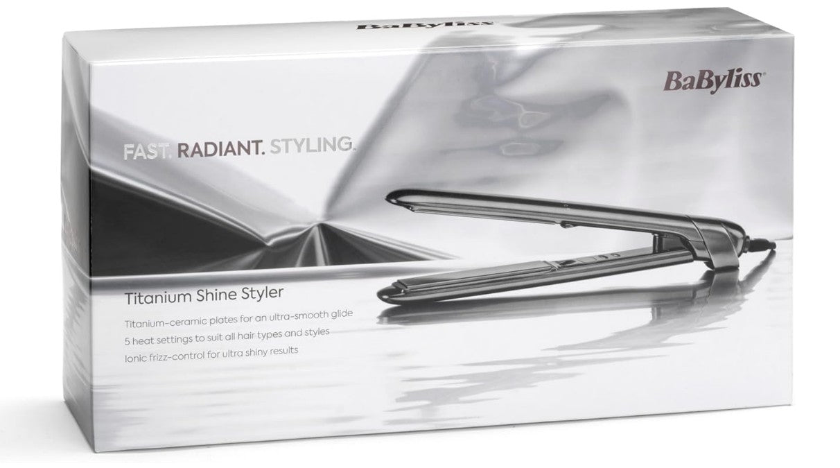 BaByliss Titanium Shine Hair Straightener – Model ST620U