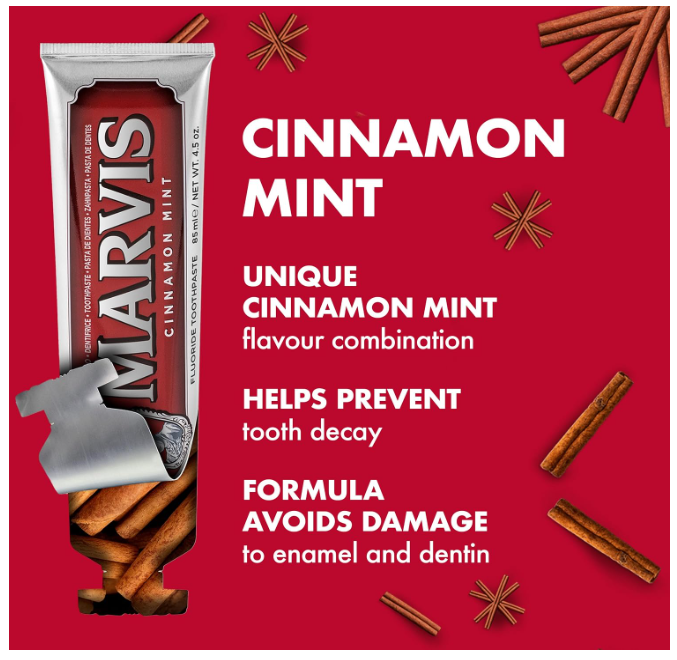 Marvis Cinnamon Mint Toothpaste 85ml