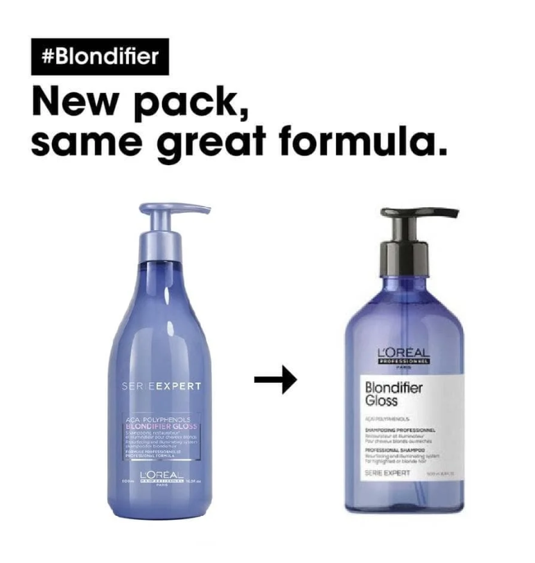L'Oréal Professionnel Série Expert Blondifier Gloss Shampoo with Acai Polyphenols 750ml