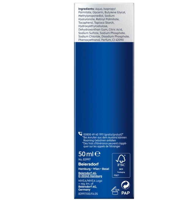 Nivea Men Anti-Age Hyaluron Hydro Facial Gel 50ml