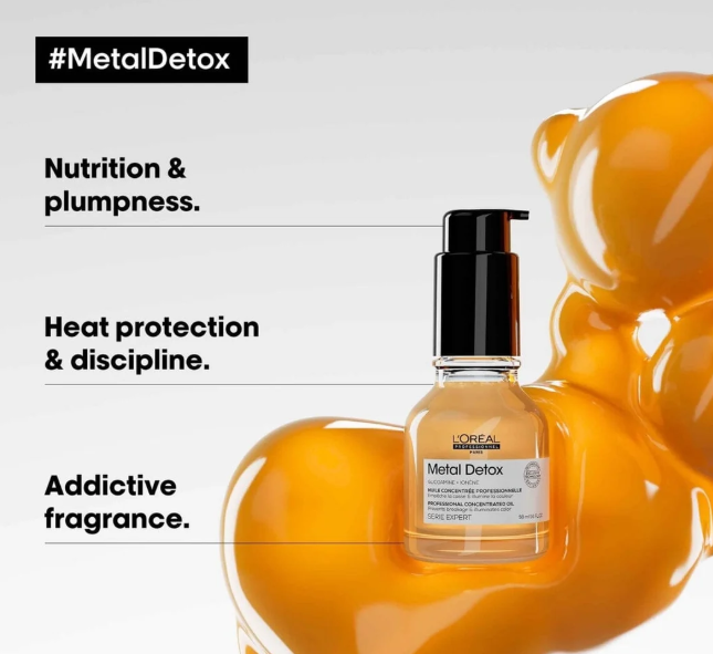 L'Oréal Professionnel Série Expert Metal Detox Concentrated Hair Oil with Glicoamine 50ml