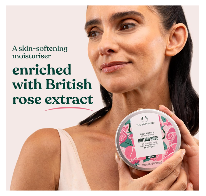 The Body Shop British Rose Body Butter 200ml
