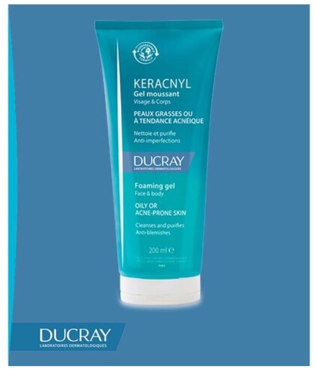 Ducray Keracnyl Foaming Gel 200ml