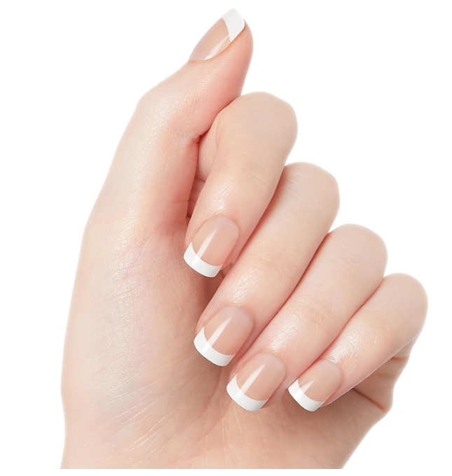 KISS Everlasting French Press-On False Nails Style EF01 53236 Real Short Length 28pcs