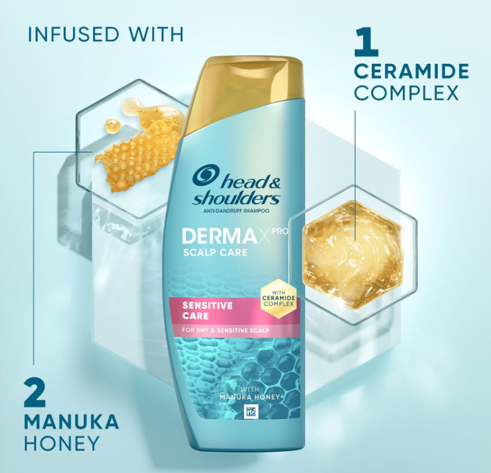 Head & Shoulders DermaXPro Sensitive Care Anti Dandruff Shampoo 300ml