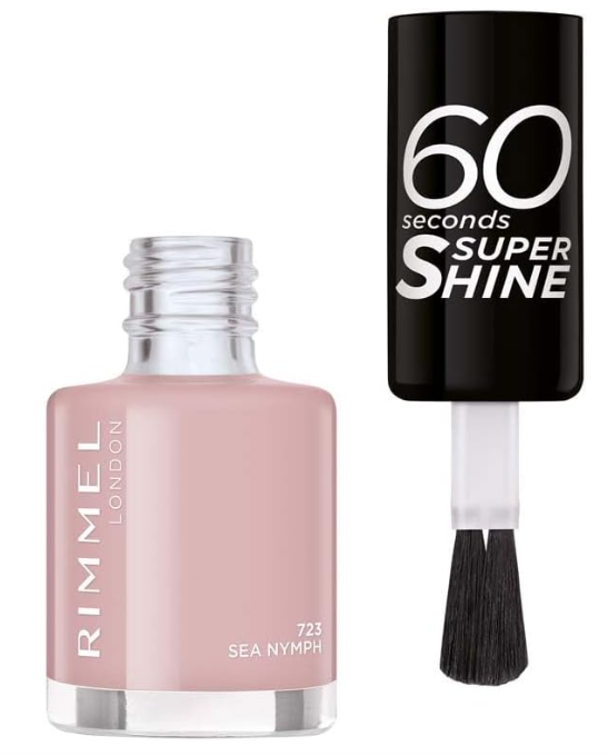 Rimmel 60 Seconds Super Shine Nail Polish 723 Sea Nymph 8ml