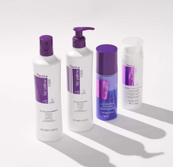 Fanola No Yellow Care Vegan Shampoo 350ml – 2-Pack