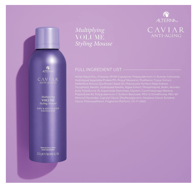 Alterna Caviar Anti-Aging Multiplying Volume Styling Mousse 232g