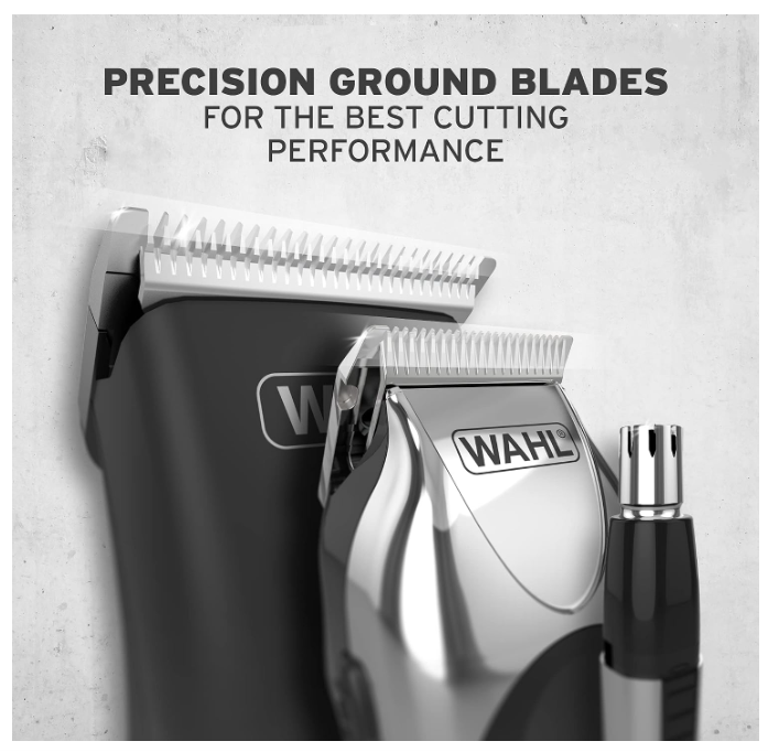 Wahl Wireless Hair Trimmer &amp; Trimmer Gift Set, Cordless Care Kit
