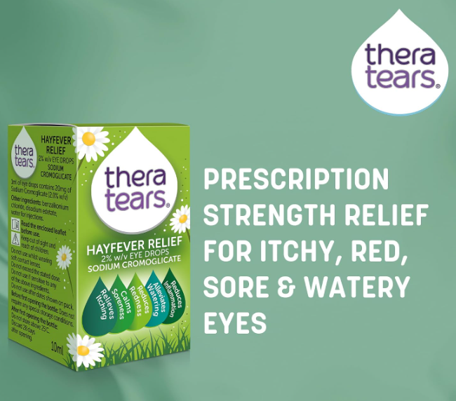 TheraTears Hayfever Relief 2% w/v Eye Drops 10ml