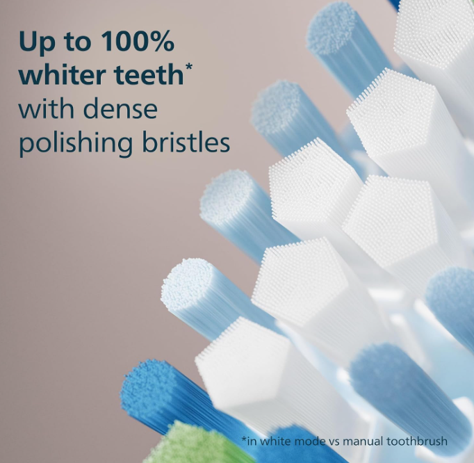 Philips Sonicare C3 Premium Plaque Defence Genuine Replacement Toothbrush Heads 6 Pack White