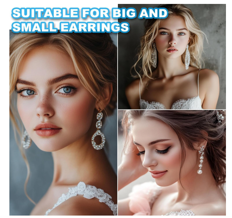 Fogcosy 450 Pcs Earring Backs with 10 Styles