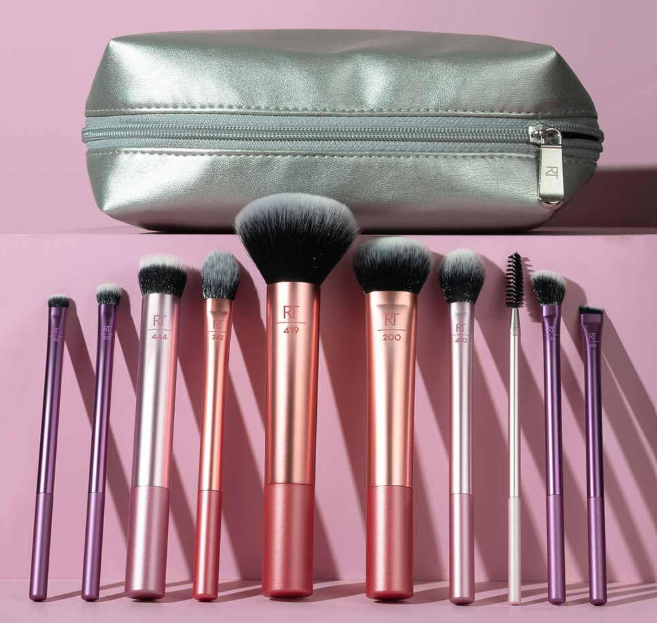 Real Techniques Blends Set 10-Piece Makeup Brush Collection