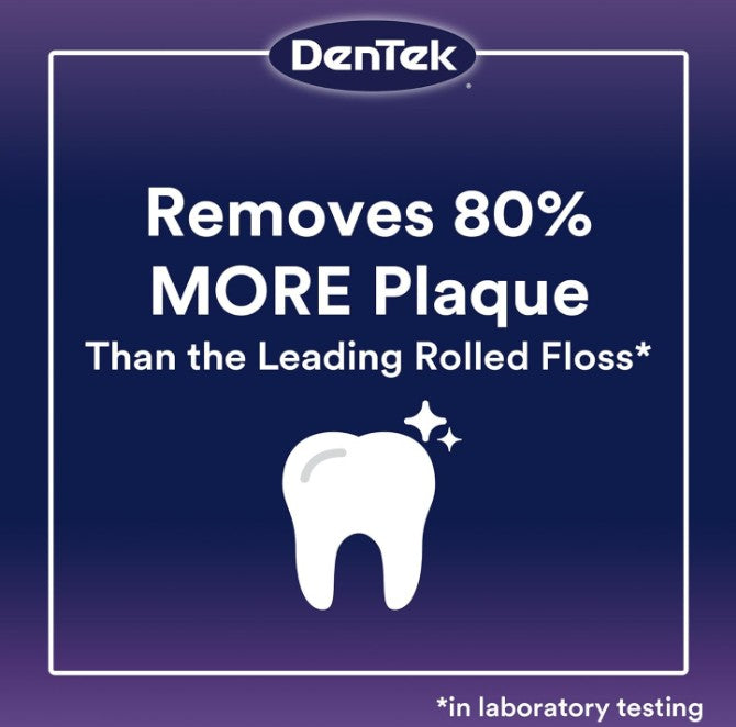 Dentek Plaque Control Cross Flosser 75pcs