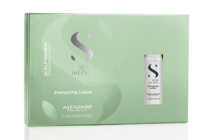 Alfaparf Milano Semi Di Lino Scalp Renew Energizing Lotion – 10ml, 12pcs Volume