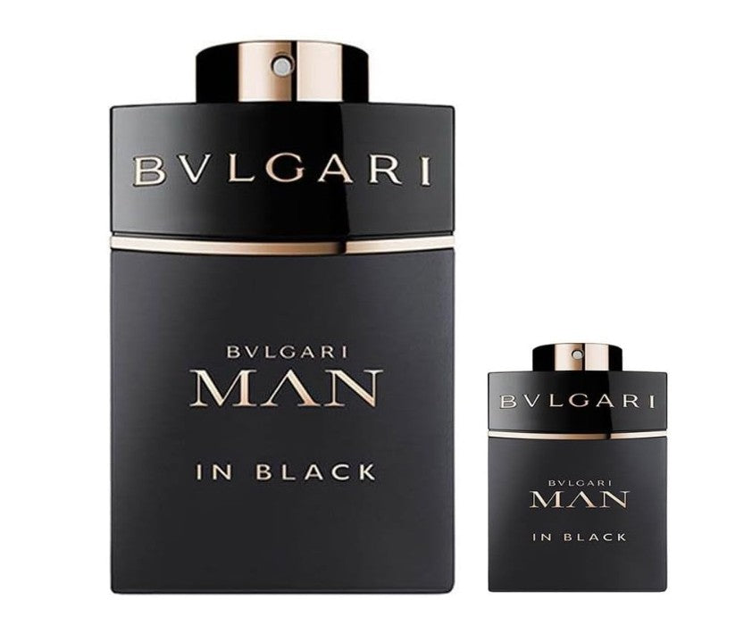 Bvlgari Man In Black Men's Gift Box Eau De Parfum 100ml & Mini Size 15ml