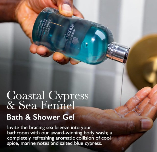 Molton Brown Coastal Cypress & Sea Fennel Bath & Shower Gel 300ml