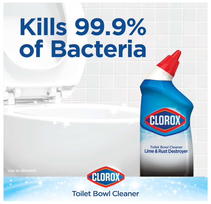Clorox Toilet Bowl Cleaner Lime &amp; Rust Destroyer 24 fl oz