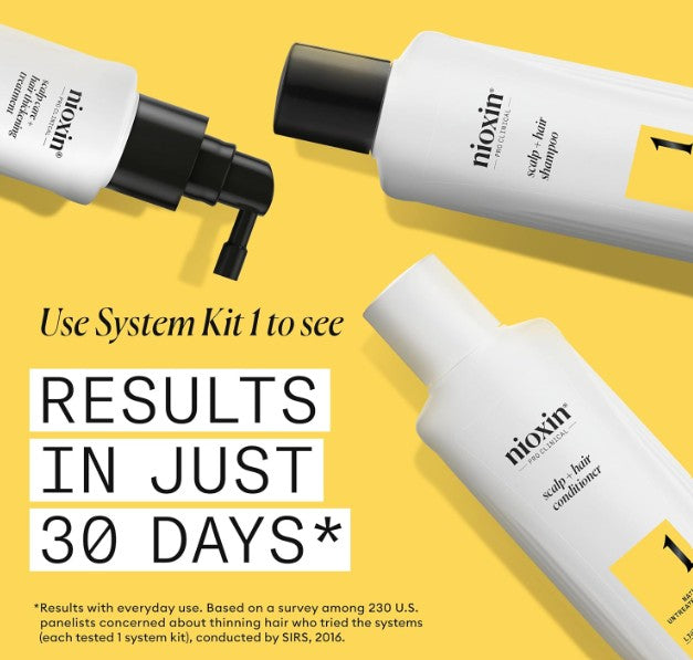 Nioxin Scalp + Hair Thickening System 1 Loyalty Kit 300+300+100ml
