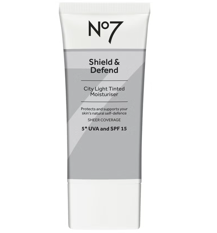No7 Shield &amp; Defend City Light Tinted Moisturiser Light 50 ml