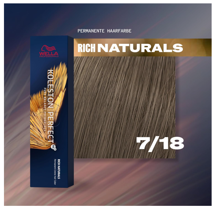 Wella Professionals Koleston Perfect Me 7/18 Medium Blonde Ash Pearl 60ml