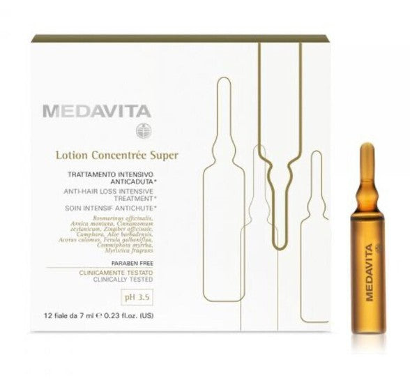 Medavita Lotion Concentrée Super Anti-Hair Loss Intensive Treatment 12 Vials x 7ml
