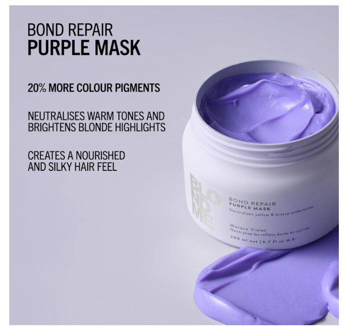BlondMe Bond Repair Purple Mask 200ml