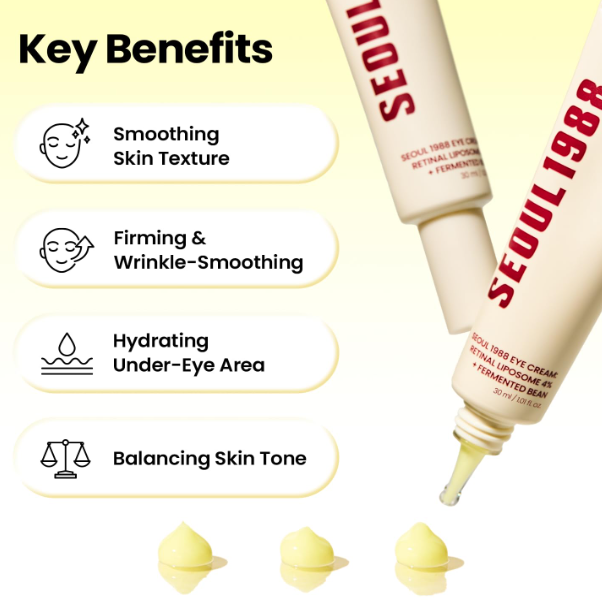 K-Secret Seoul 1988 Eye Cream Retinal Liposome 4% + Fermented Bean