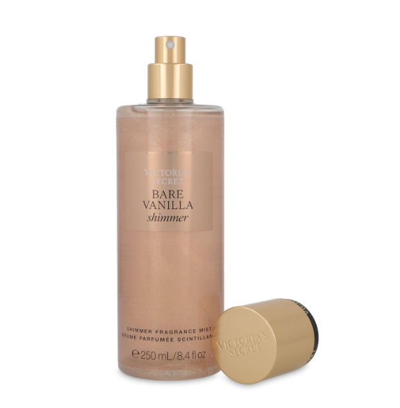 Victoria's Secret Bare Vanilla Shimmer Scented Spray Beaten Vanilla and Soft Cashmere 250ml
