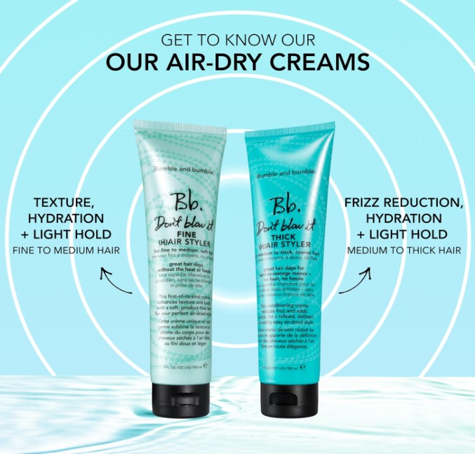 Bumble and Bumble Don't Blow It Fine Hair Styler Air Dry Cream 150ml