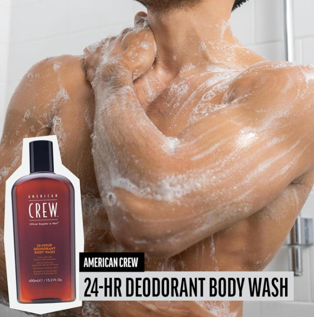 American Crew 24-Hour Deodorant Body Wash Tea Tree 450ml
