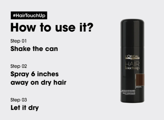 L'Oréal Professionnel Hair Touch Up Root Concealer Spray Dark Blonde 75ml