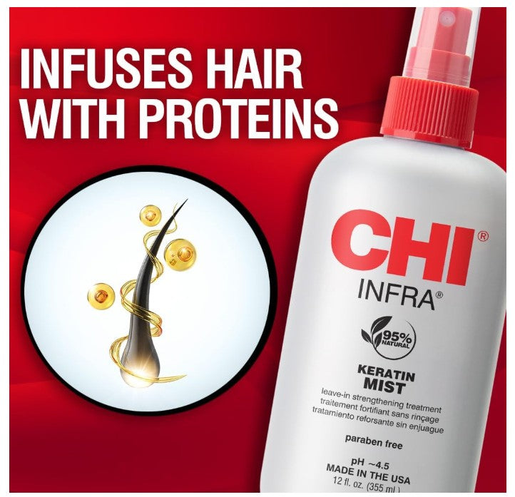 CHI Keratin Mist Leave-In Strengthening Treatment 355ml