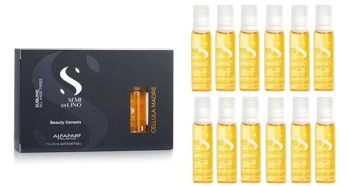 Alfaparf Milano Sublime Flax Seed Mother Cell Beauty Genesis 12 x 13ml