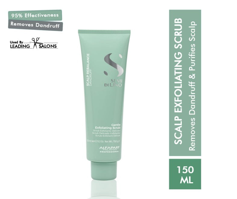 Alfaparf Milano Semi Di Lino Scalp Rebalance Gentle Exfoliating Scrub 150ml