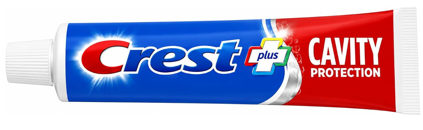 Crest Plus Fluoride Anticavity Toothpaste 68g 6pck
